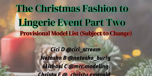 The Christmas Fashion to Lingerie Part 2