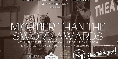 SUNSET FILM FESTIVAL August 7 - 9, 2026
