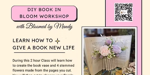 DIY Book in Bloom Workshop - June 28, 2026