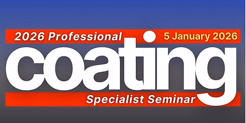 2026 Professional Coating Specialist Seminar