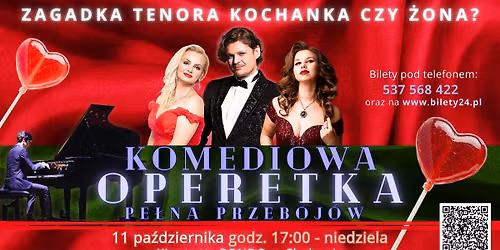 Komediowa Operetka Pe\u0142na Przeboj\u00f3w-Zagadka Tenora Kochanka Czy \u017bona?