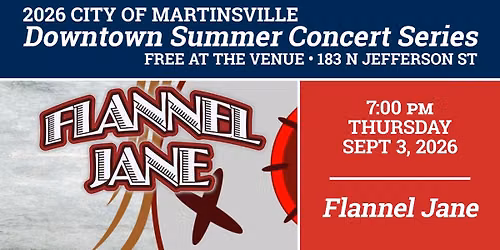 Flannel Jane at The Venue, Downtown Martinsville, IN