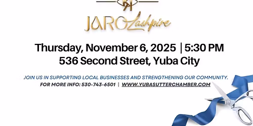 Chamber Ribbon Cutting  for Jaro Lashpire & Beauty Suites!