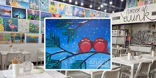 Painting Class: Winter Birds