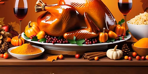 ALL You Can Eat Fire Rotisserie Thanksgiving Turkey Dinner