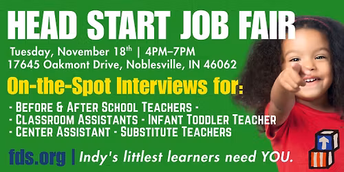 Now Hiring: Job Fair at Hamilton County Head Start