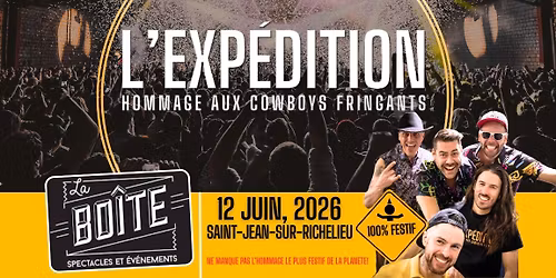 L'Exp\u00e9dition - Hommage aux Cowboys Fringants | La Bo\u00eete | Saint-Jean-Sur-Richelieu
