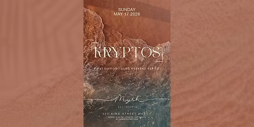 KRYPTOS: Inaugural Night | MYTH TORONTO