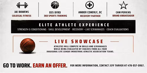 LIFE League Industrial Athlete Combine: Earn An Offer Showcase