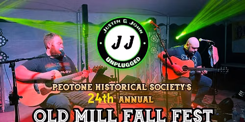 Peotone's 24th Annual Old Mill Fall Fest W\/ Justin & John Unplugged