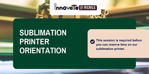 Sublimation Printer Orientation