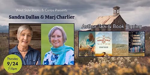 Author Talk: Sandra Dallas and Marj Charlier at West Side Books