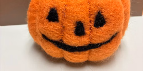 Needle Felted Pumpkin