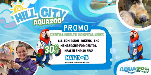 Centra Health Hospital Week- 30% OFF SALE - May 10-16