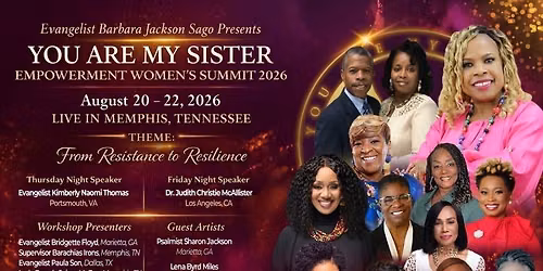 You Are My Sister Empowerment Women's Summit 2026