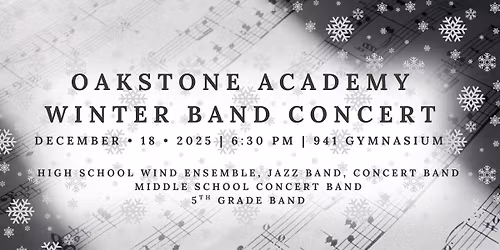 Oakstone Academy Winter Band Concert