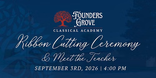 Ribbon Cutting Ceremony & Meet the Teacher