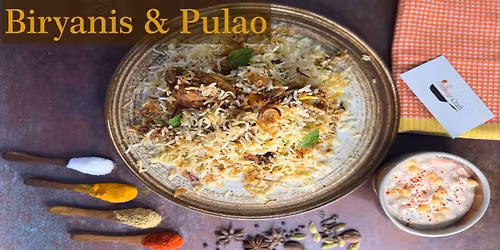 Biryanis & Pulao — event poster