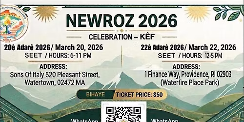 Boston Newroz Celebration 2026