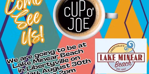 Cup O' Joe 2 Go @ Lake Minear Beach - Libertyville