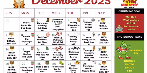 Christmas Tree Paw Art Class