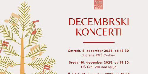 DECEMBRSKI KONCERT IDRIJA