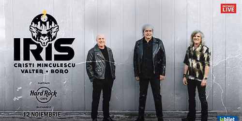 Concert IRIS - Cristi Minculescu, Valter si Boro la Hard Rock Cafe
