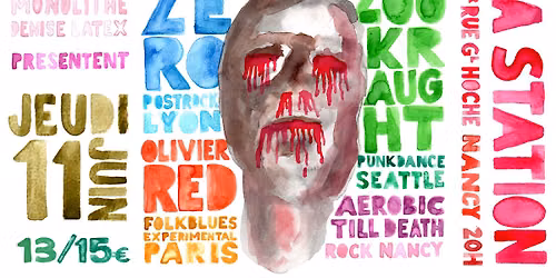 Zookraught (Seattle) + Z\u00ebro (Lyon) + RED (Paris) + Aerobic Till Death I La Station