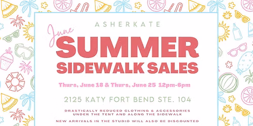 AsherKate Boutique Summer Sidewalk Sales