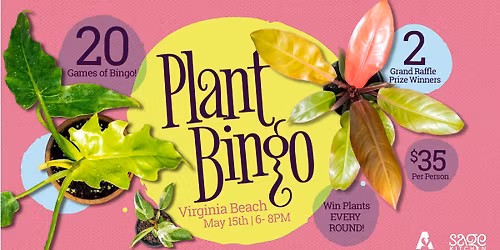 Plant Bingo at Sage Kitchen Virginia Beach