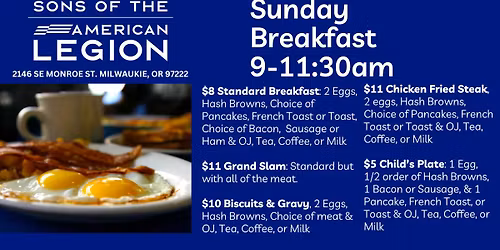 SAL Sunday Breakfast
