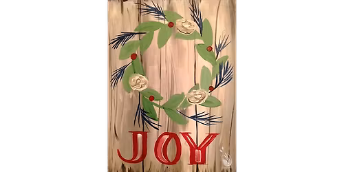 Holiday Wreath - Paint and Sip in Houston | Classpop!\u2122