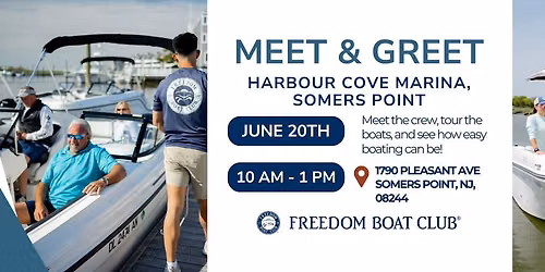 Freedom Boat Club Meet & Greet | Harbour Cove Marina