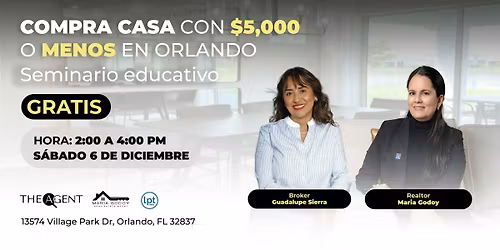 Compra casa con $5,000 o menos en Orlando