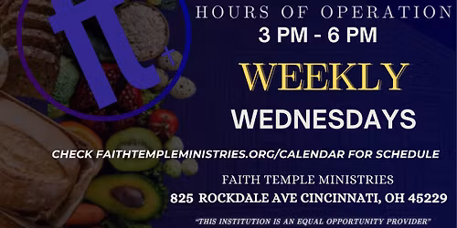 Faith On 25th Food Pantry