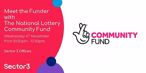 Meet the Funder with The National Lottery Community Fund - 121 appointments