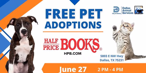 Half Price Books Dog & Cat Adoption Event
