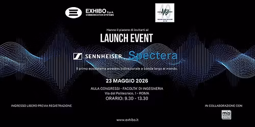 Evento lancio di  SENNHEISER SPECTERA