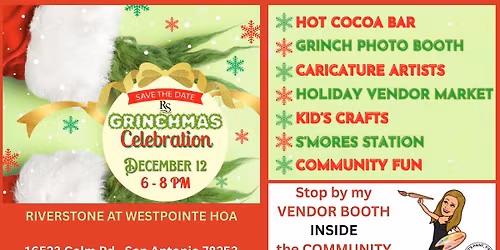 GRINCHMAS NIGHT MARKET at Riverstone at Westpointe