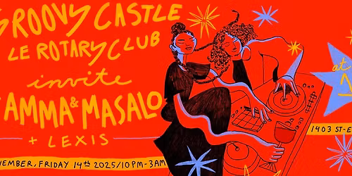 Groovy Castle & Le Rotary Club invite Kamma & Masalo