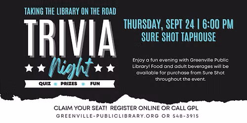 Taking the Library on the Road: Trivia Night at Sure Shot Taphouse