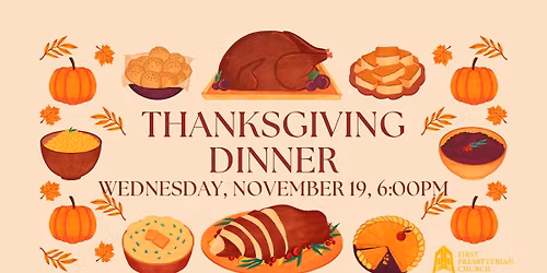 Thanksgiving Covered Dish Supper