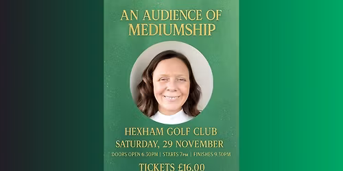 Audience @ Hexham Golf Club