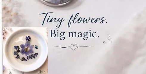 Make Your Own Pressed Flower Resin Jewelry & Trinket Dish