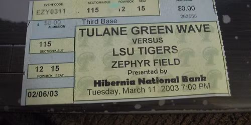 Tulane Green Wave at LSU Tigers Baseball at Alex Box Stadium