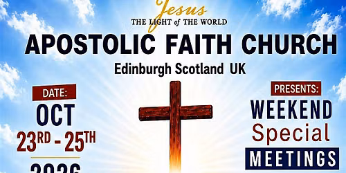 "Come and See" Apostolic Faith Church Musical Concert
