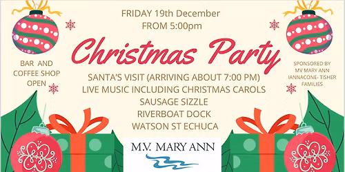 MV Mary Ann Christmas Party