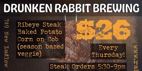 Steak Night Every Thursday\ud83d\udc04 