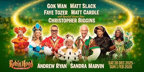 Coach trip to Robin Hood the Pantomime from Mansfield and Ashfield
