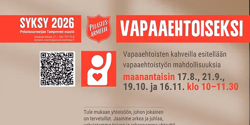 Vapaaehtoisten kahvit